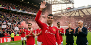 Casemiro se despide del United