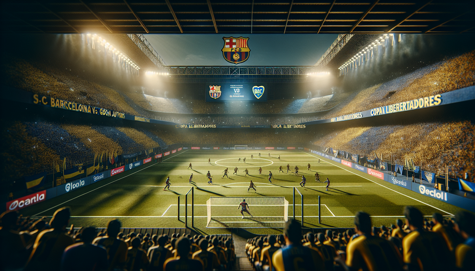 Noticia: Barcelona SC y Boca Juniors se enfrentan en decisivo duelo en Guayaquil por Copa Libertadores.