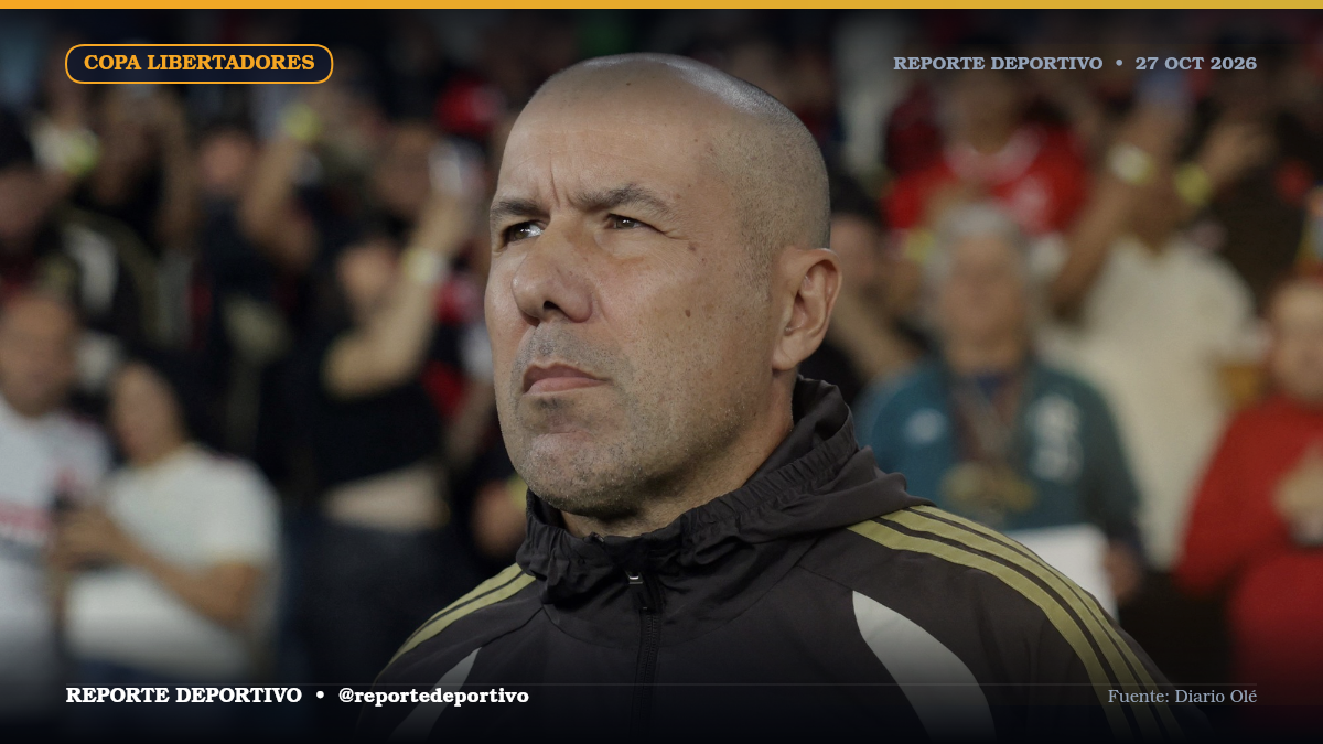 Director técnico de Flamengo analizando las opciones de clasificar en la Copa Libertadores