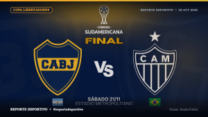 Estadio en Barranquilla listo para la final de la Copa Sudamericana entre Boca Juniors y Atlético Mineiro